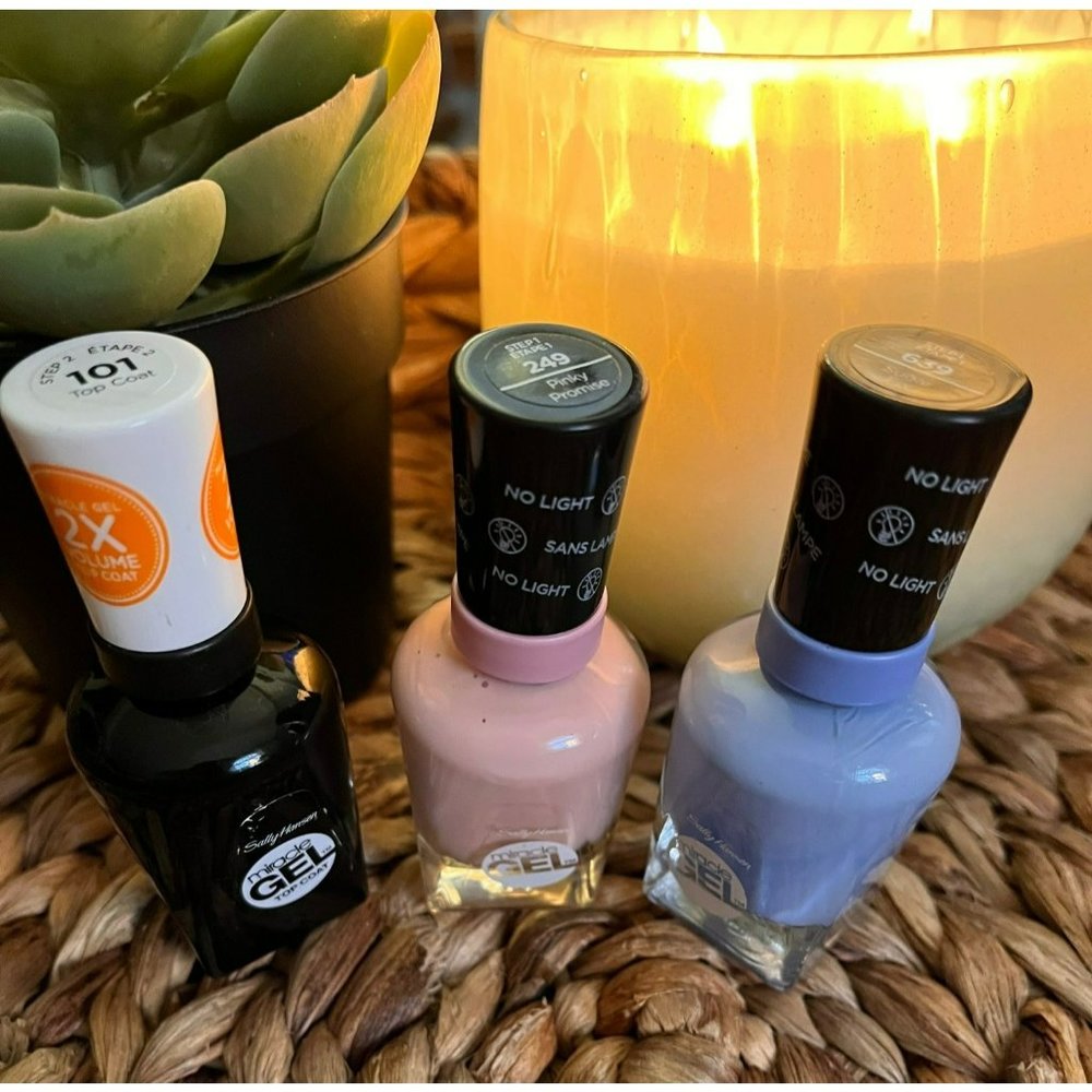 Sally Hansen Miracle Gel Polish Lot - 3 New